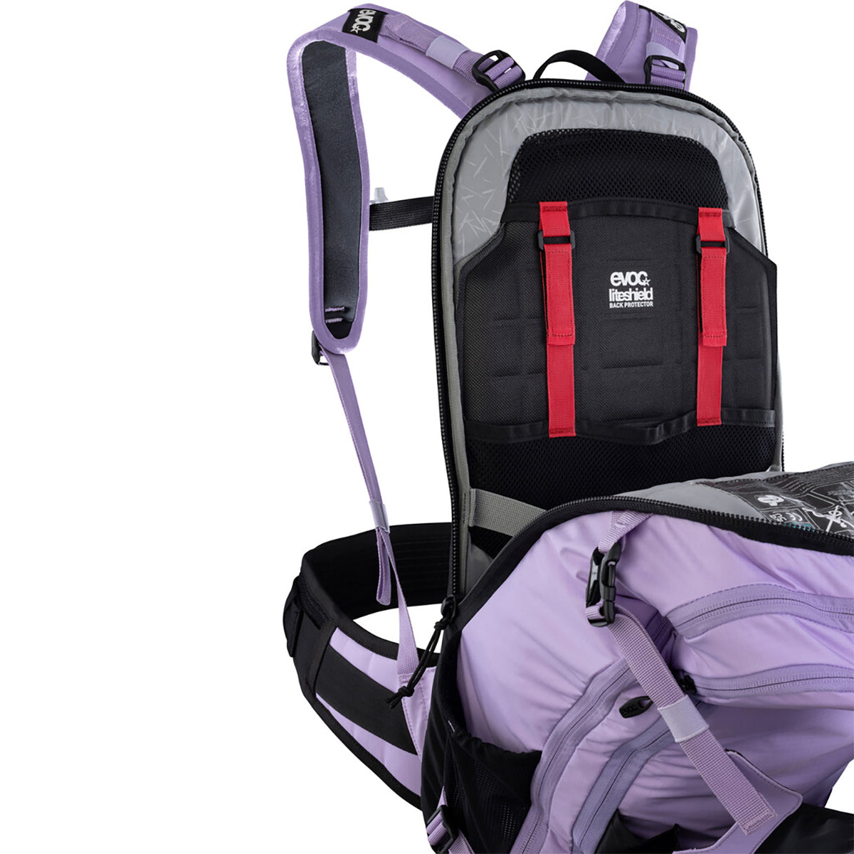 Backpack with Dorsal EVOC TRAIL E-RIDE 20 Pink