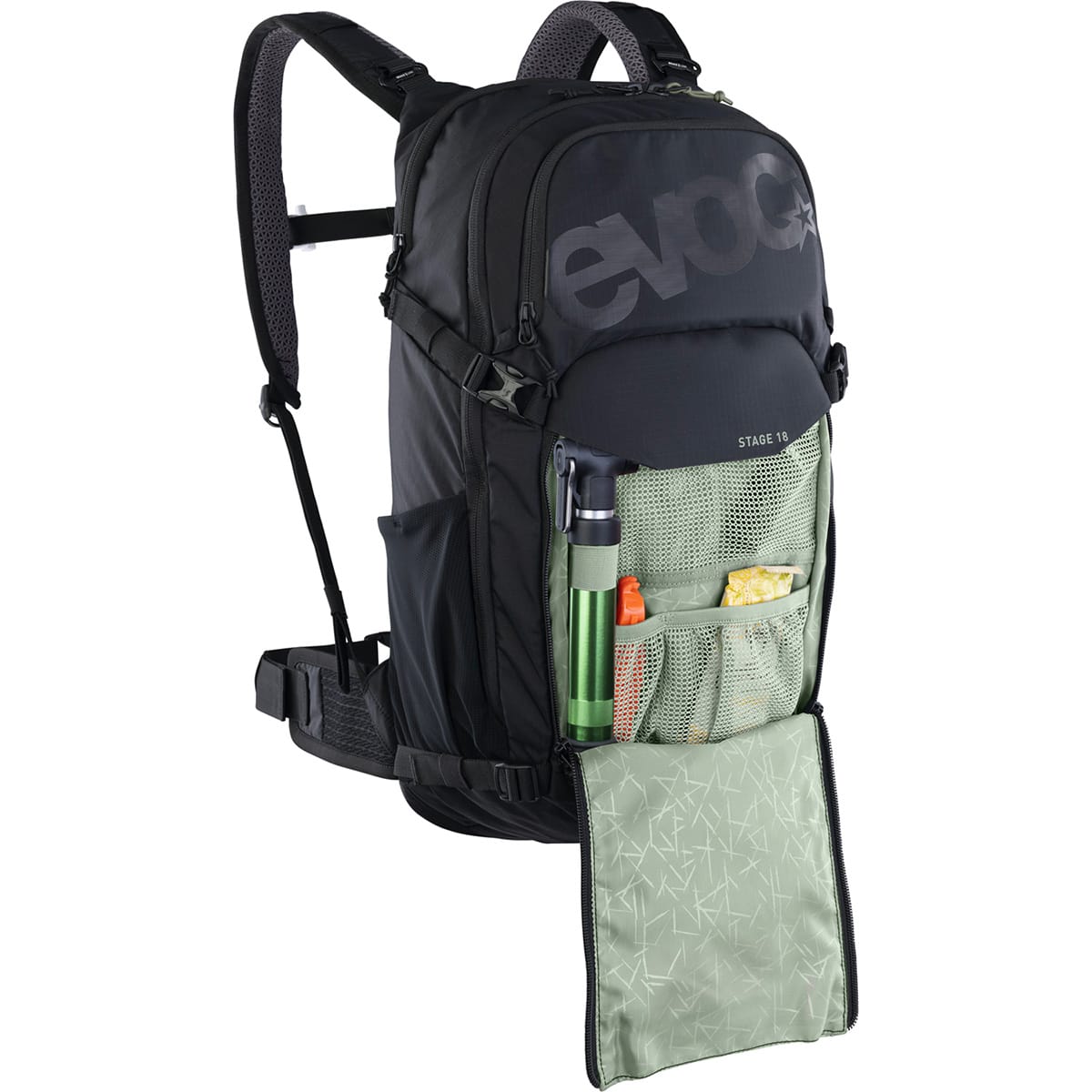 EVOC STAGE 18 Backpack Black