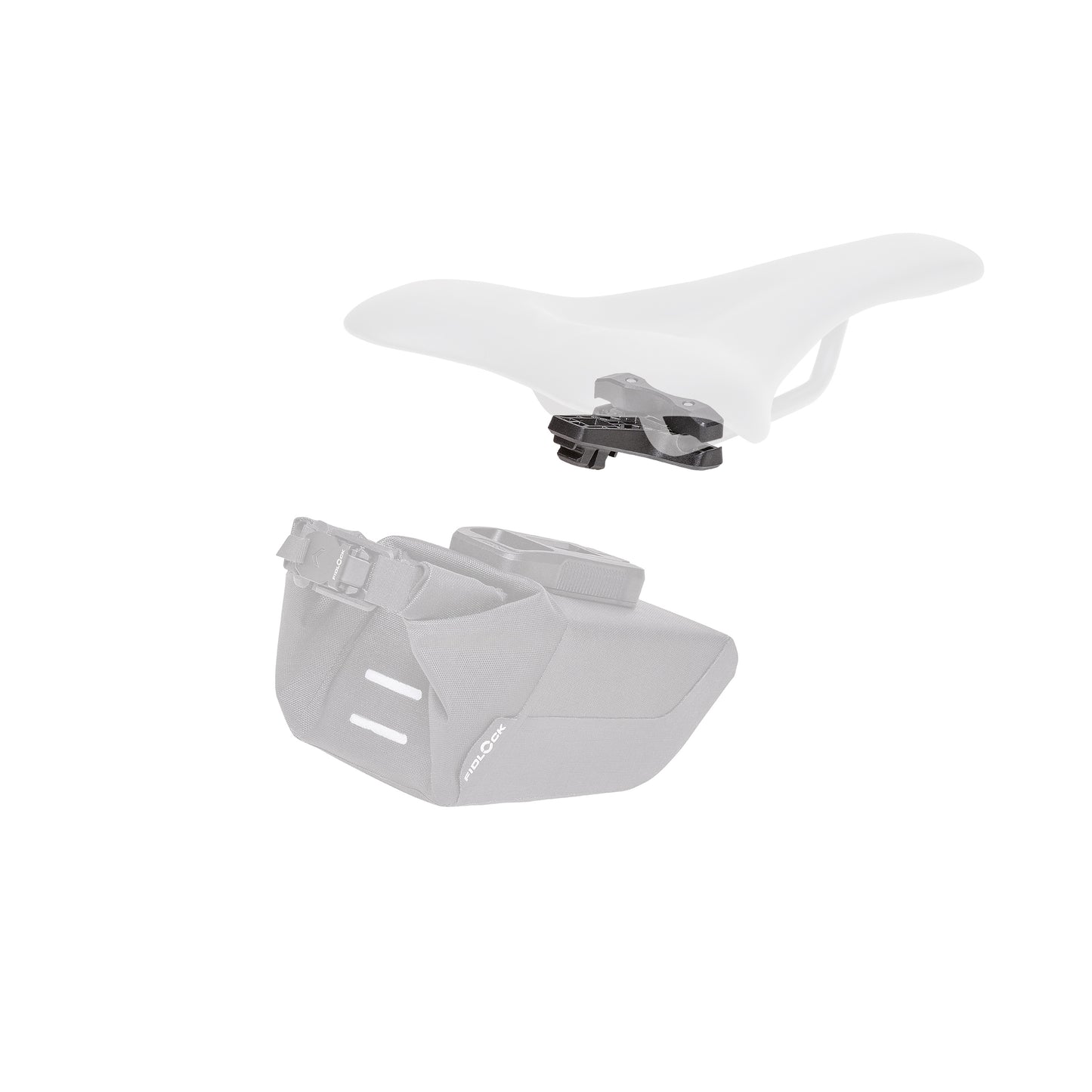 Saddle bag holder PINCLIP FIDLOCK