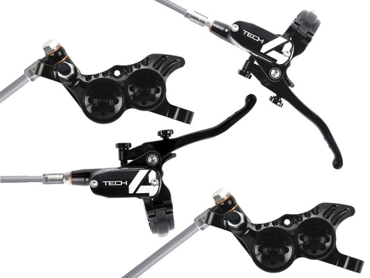 Pair of HOPE TECH 4 E4 Discless Brakes Black