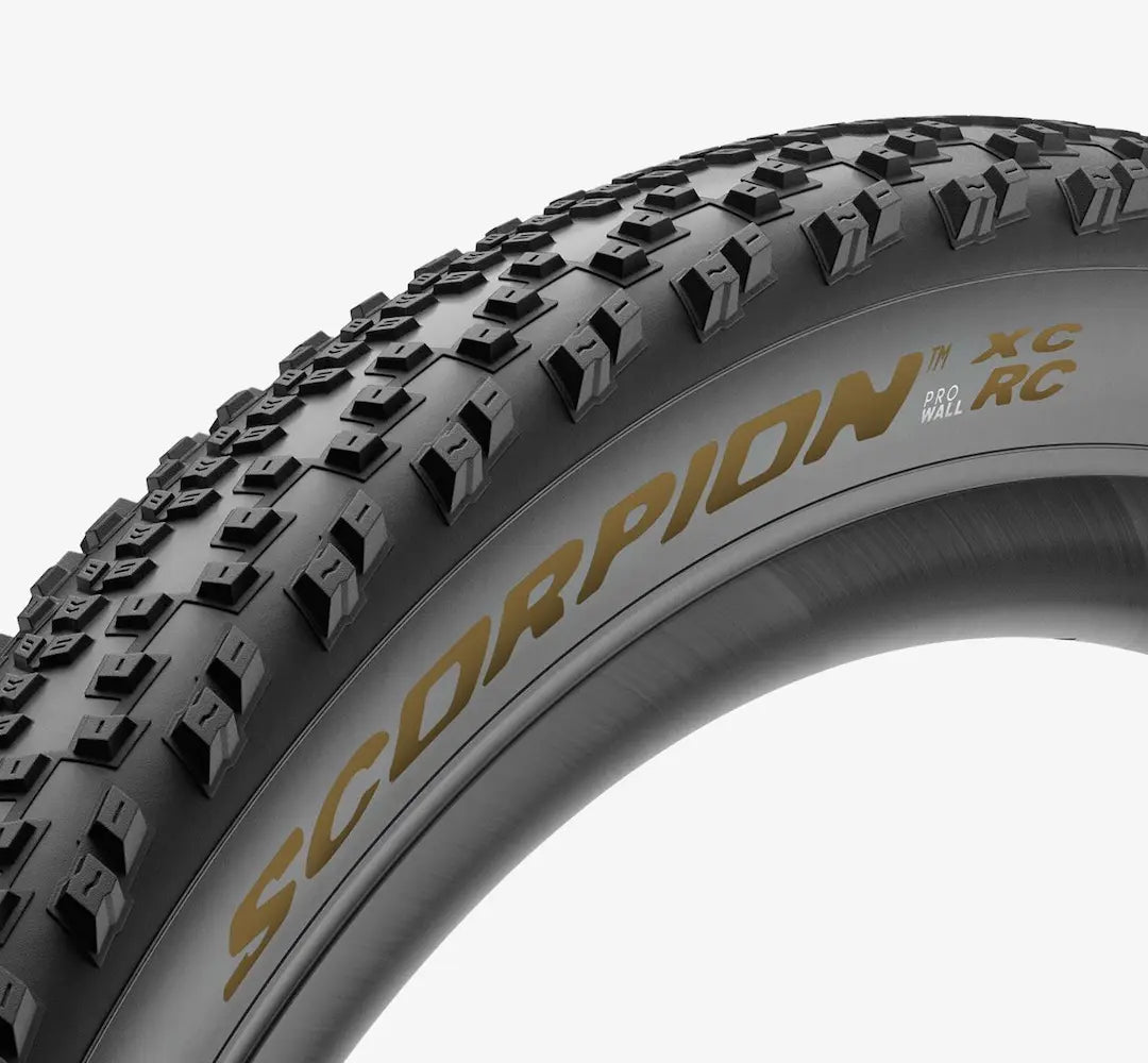 PIRELLI SCORPION XC RC 29x2.4 ProWall tire Tubeless Ready Flexible Black/Gold 4354000