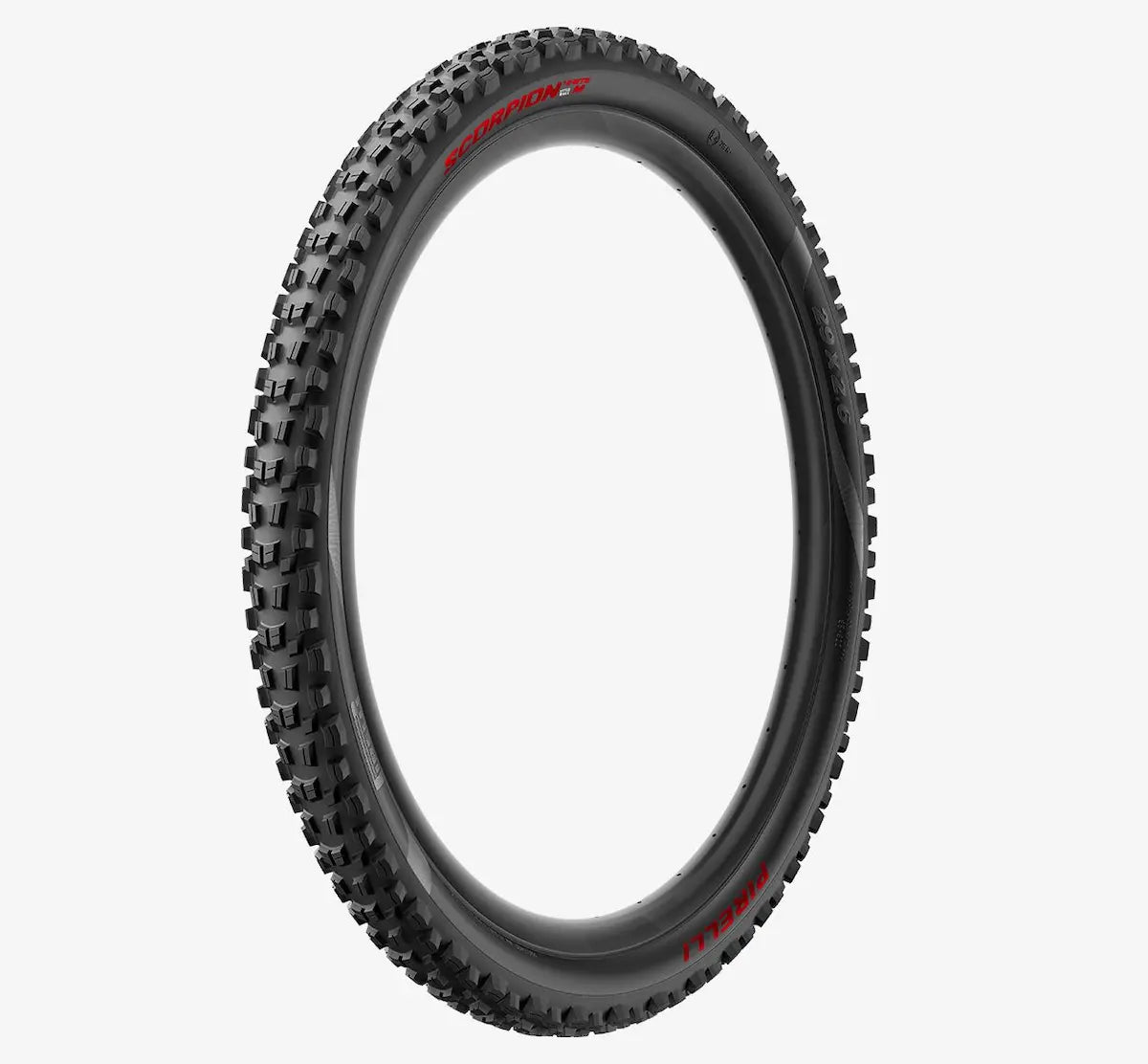 PIRELLI SCORPION E-MTB M 29x2.6 tire Tubeless Ready Soft Black/Red 4355700