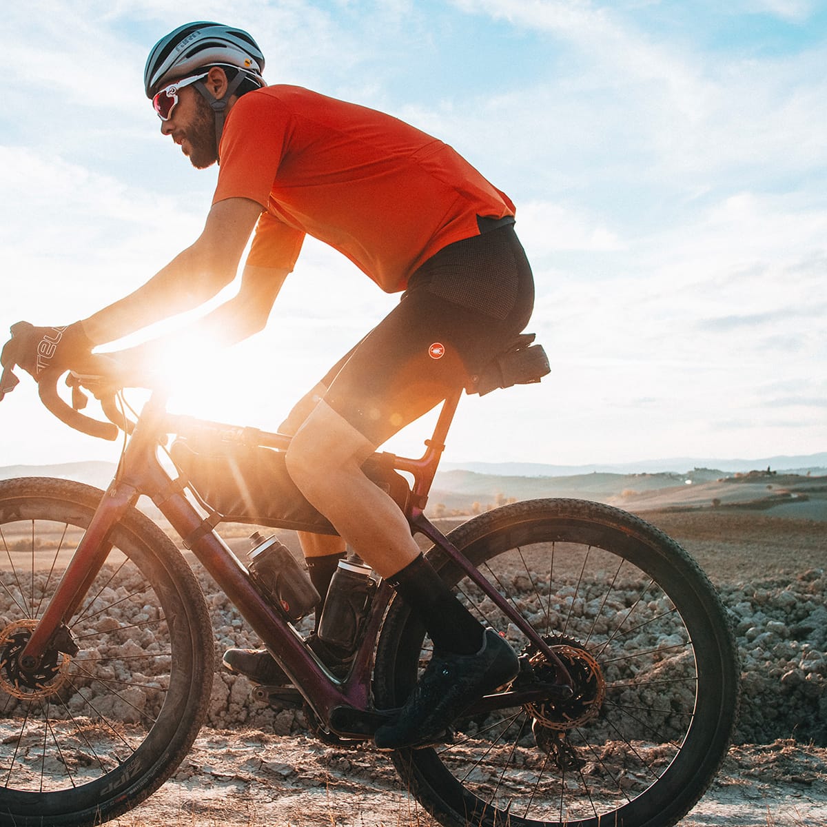 CASTELLI UNLIMITED ALLROAD Short Sleeve Jersey Orange