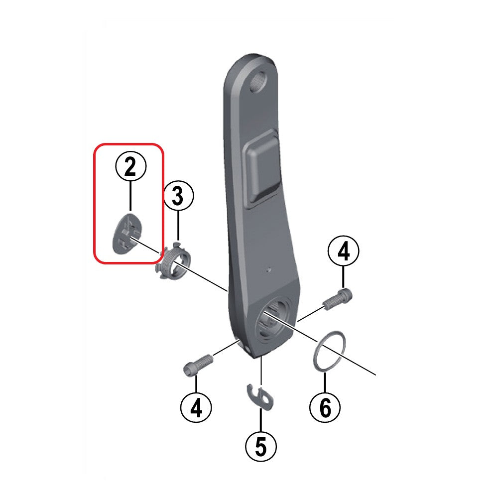 SHIMANO crank cover for FC-R9100-P crankset