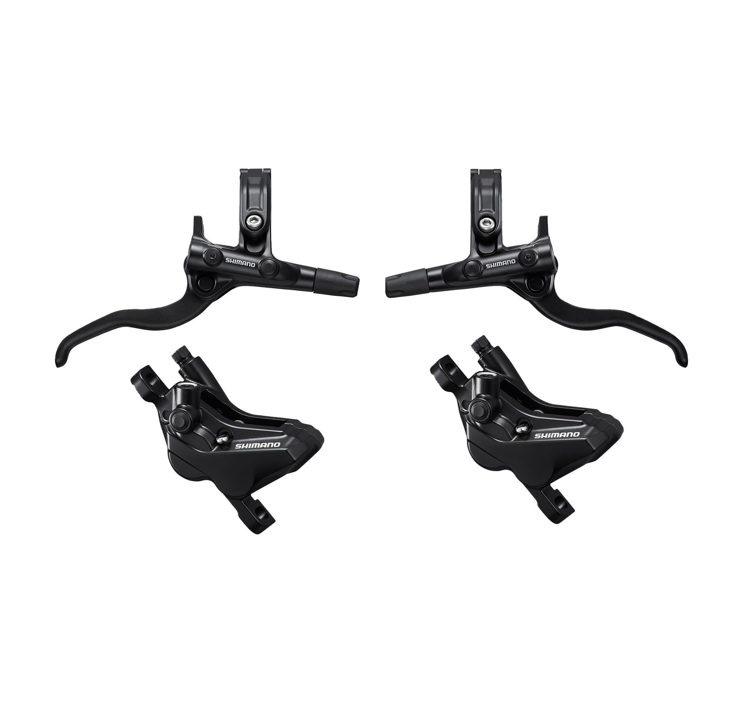 Pair of SHIMANO MT420 4-Piston J-KIT Discless Brakes