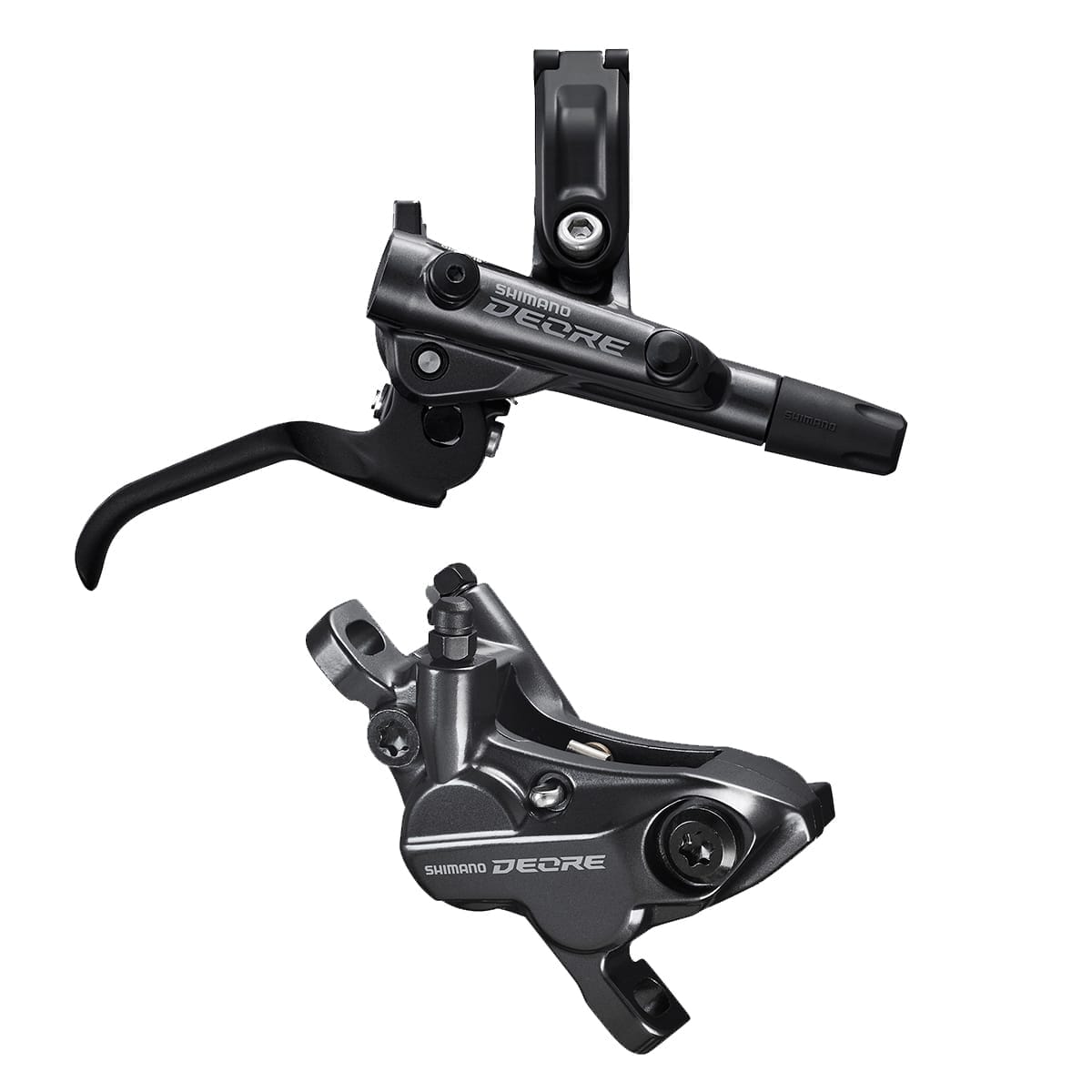 Pair of SHIMANO DEORE M6120 4 Piston J-KIT Discless Brakes