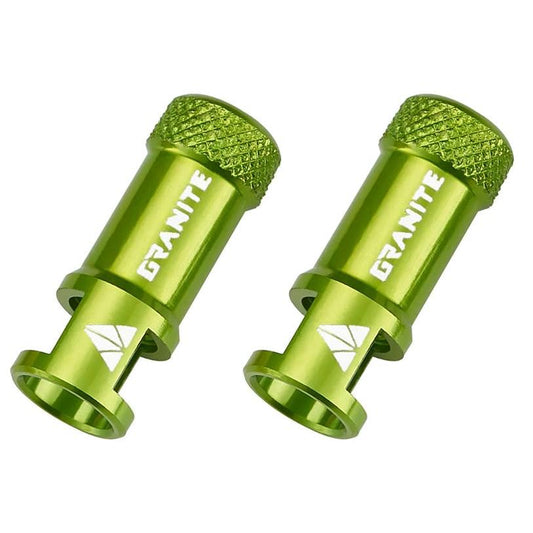 GRANITE DESIGN JUICY NIPPLE valve cap remover (x2) Green