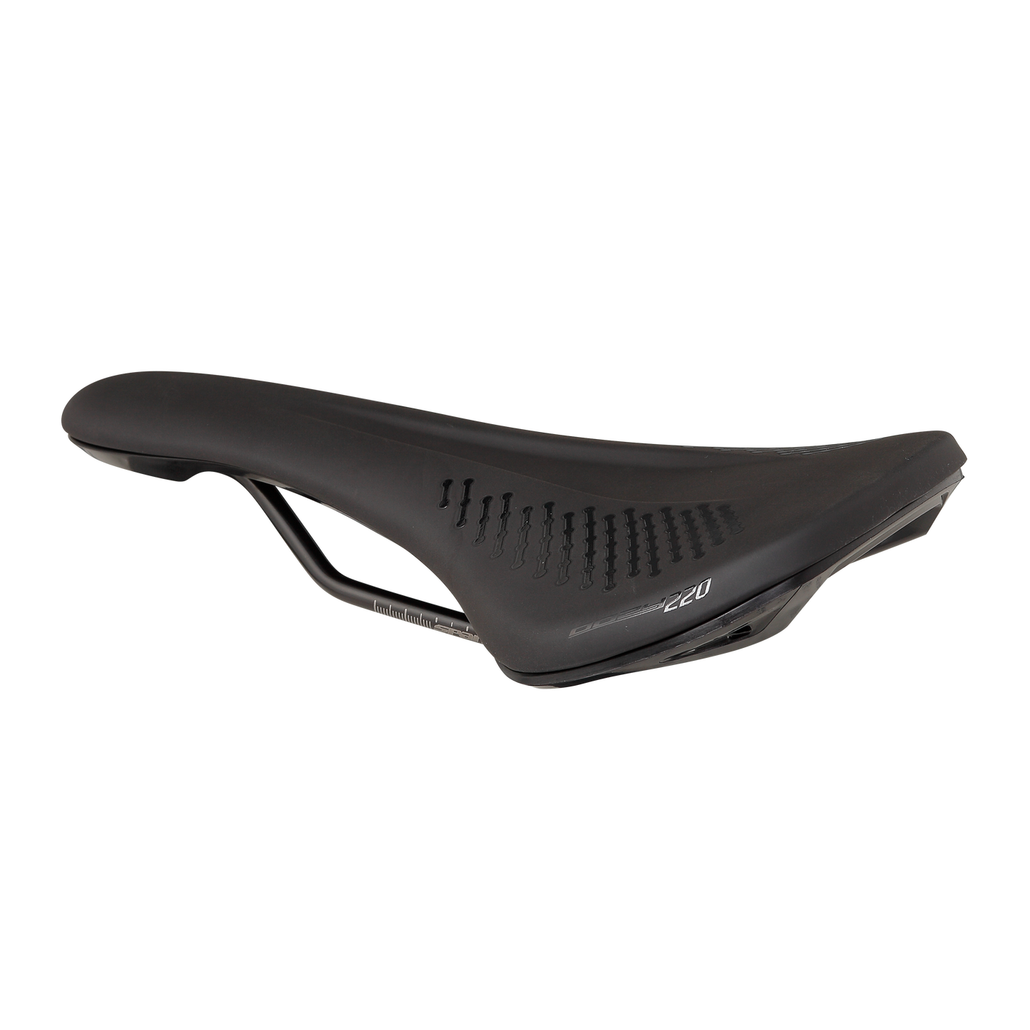 Saddle SPANK OOZY 220 144mm Rails CrN/Ti Black