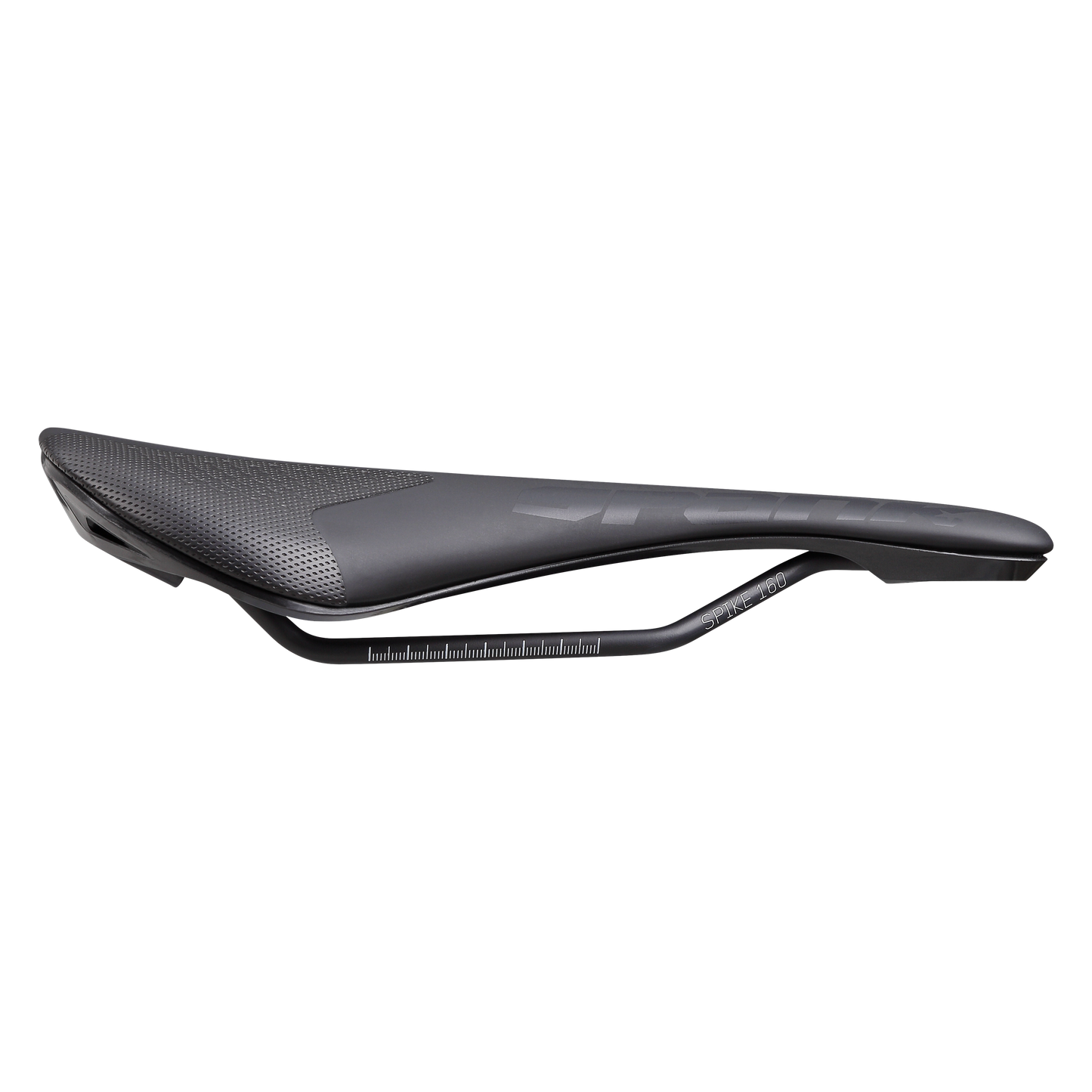 Saddle SPANK SPIKE 160 Leather Rails CrMo LTD GG Black