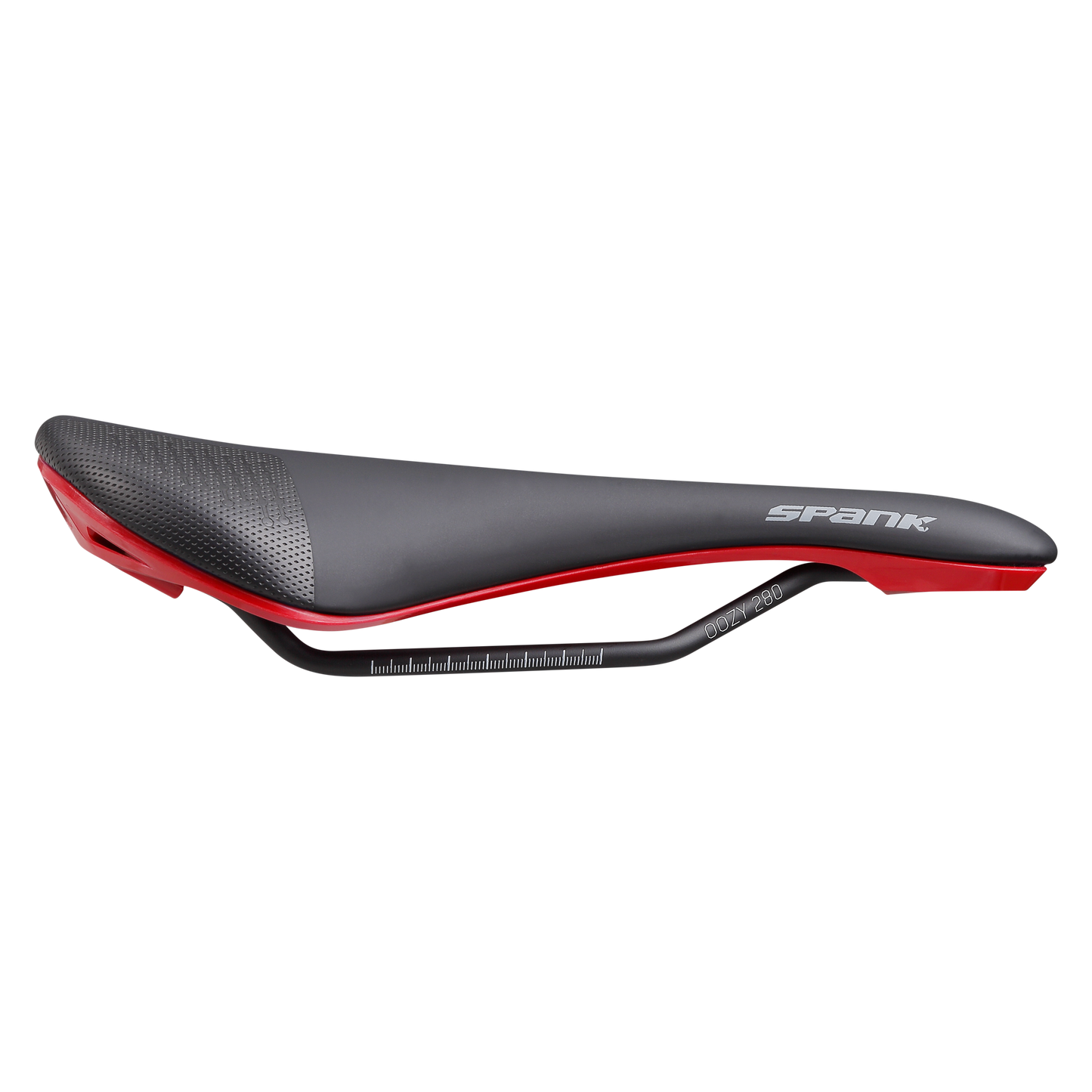 Saddle SPANK OOZY 280 144mm CrMo Rails Red