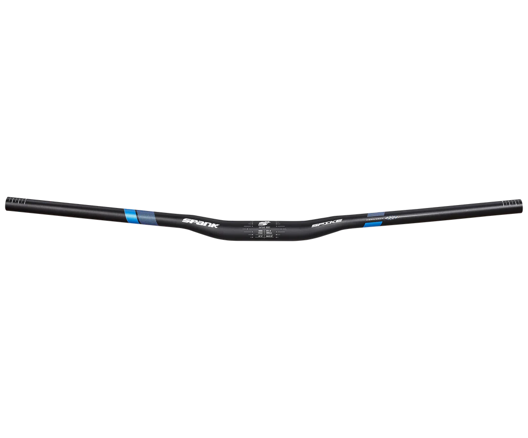 handlebar SPANK SPIKE 800 VIBROCORE Rise 15mm 31.8/800mm Black / Blue