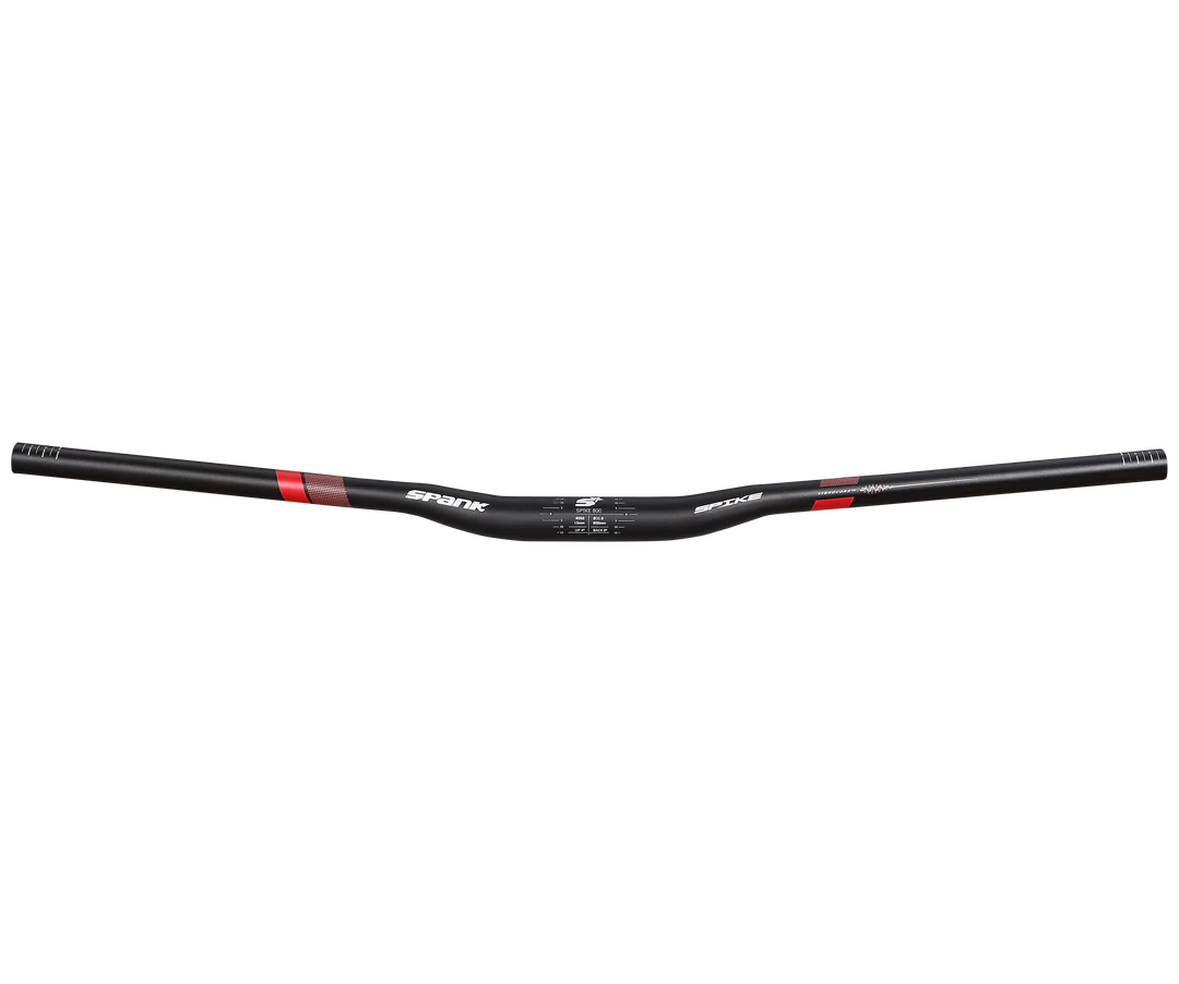 handlebar SPANK SPIKE 800 VIBROCORE Rise 15mm 31.8/800mm Black / Red