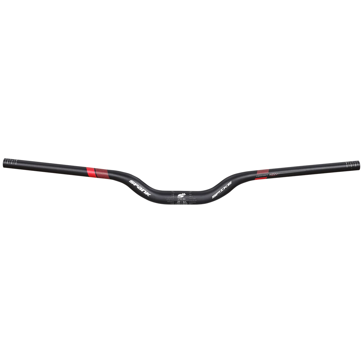 handlebar SPANK SPIKE 800 VIBROCORE Rise 50 mm 31.8/800 mm Black / Red