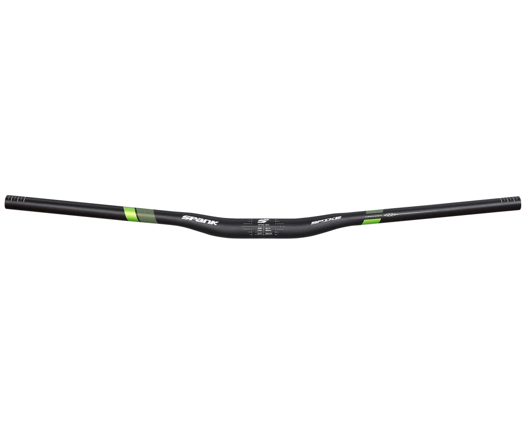 handlebar SPANK SPIKE 800 VIBROCORE Rise 15mm 31.8/800mm Black / Green