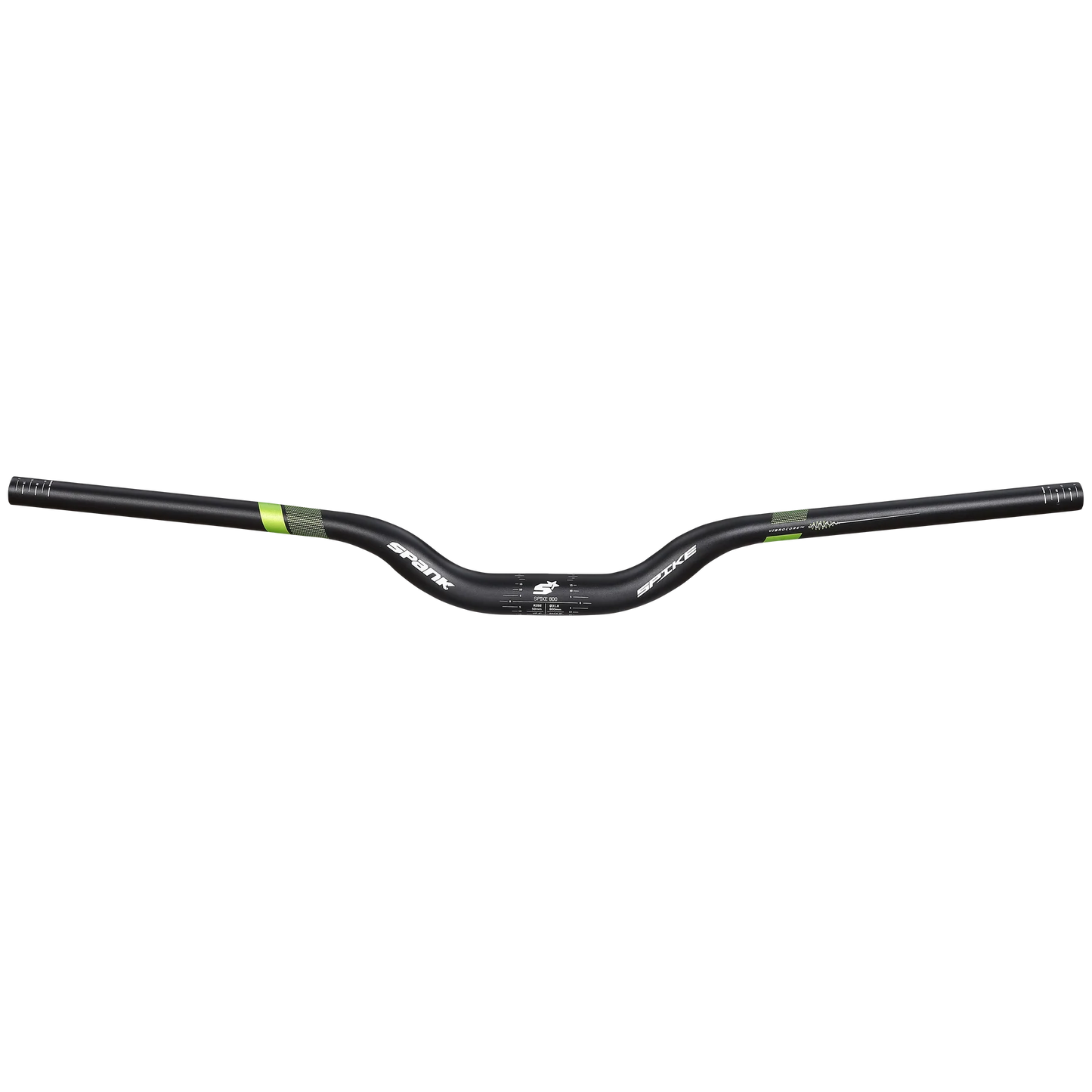 SPANK SPIKE 800 VIBROCORE Rise 50mm 800mm Black/Green handlebars