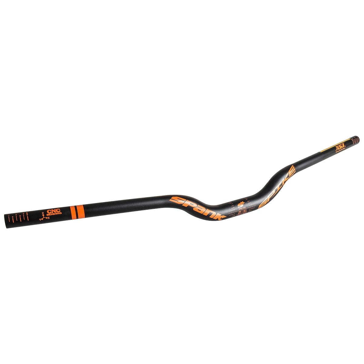 Cintre SPANK SPIKE 800 VIBROCORE Rise 50 mm 31,8/800 mm Noir/Orange