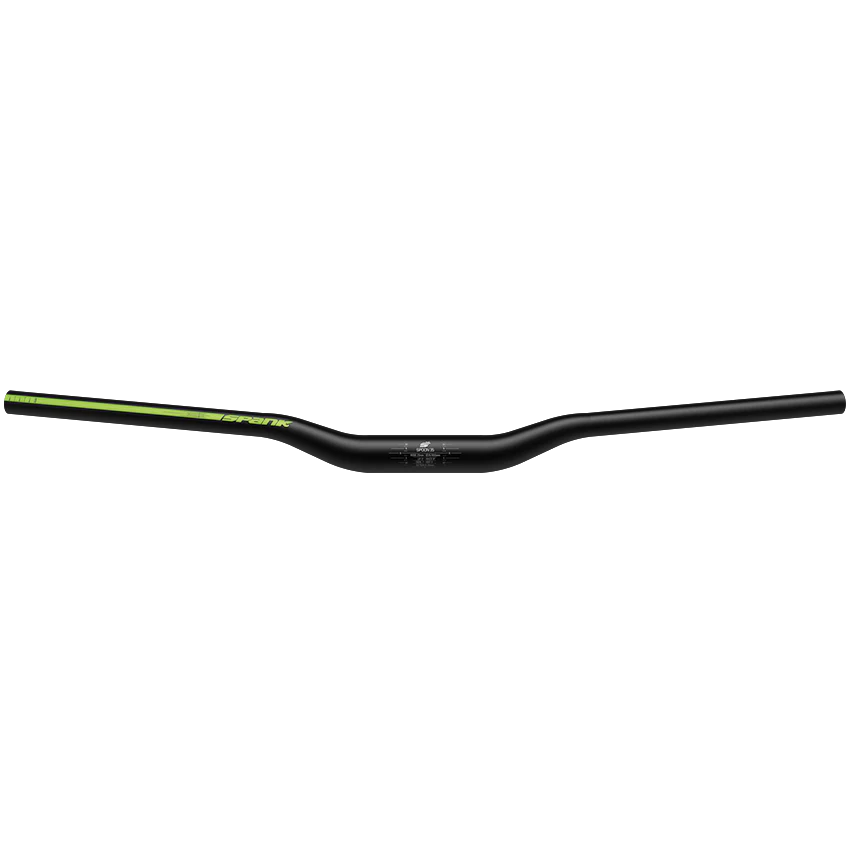 handlebar SPANK SPOON 35 Rise 25mm 800mm Black/Green