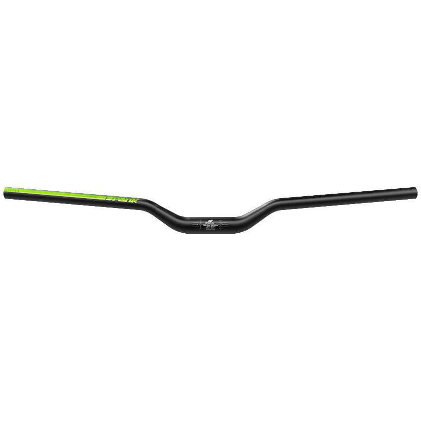 handlebar SPANK SPOON 35 Rise 40mm 800mm Black/Green