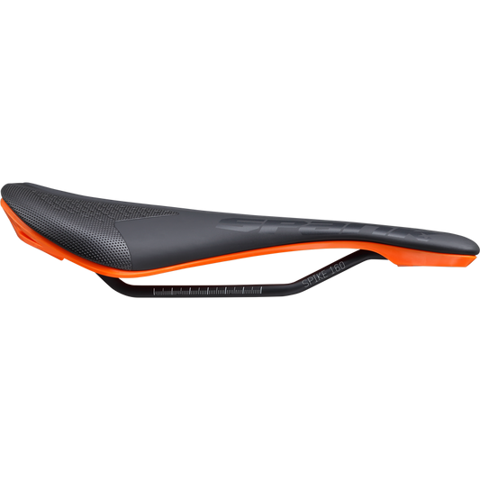 Saddle SPANK SPIKE 160 Leather Rails CrMo Orange