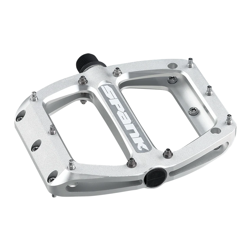 SPANK SPOON REBOOT S Silver flat pedals