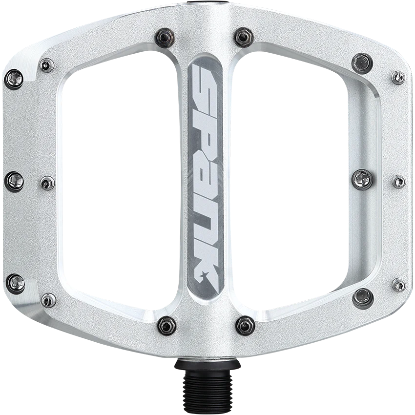 SPANK SPOON REBOOT S Silver flat pedals