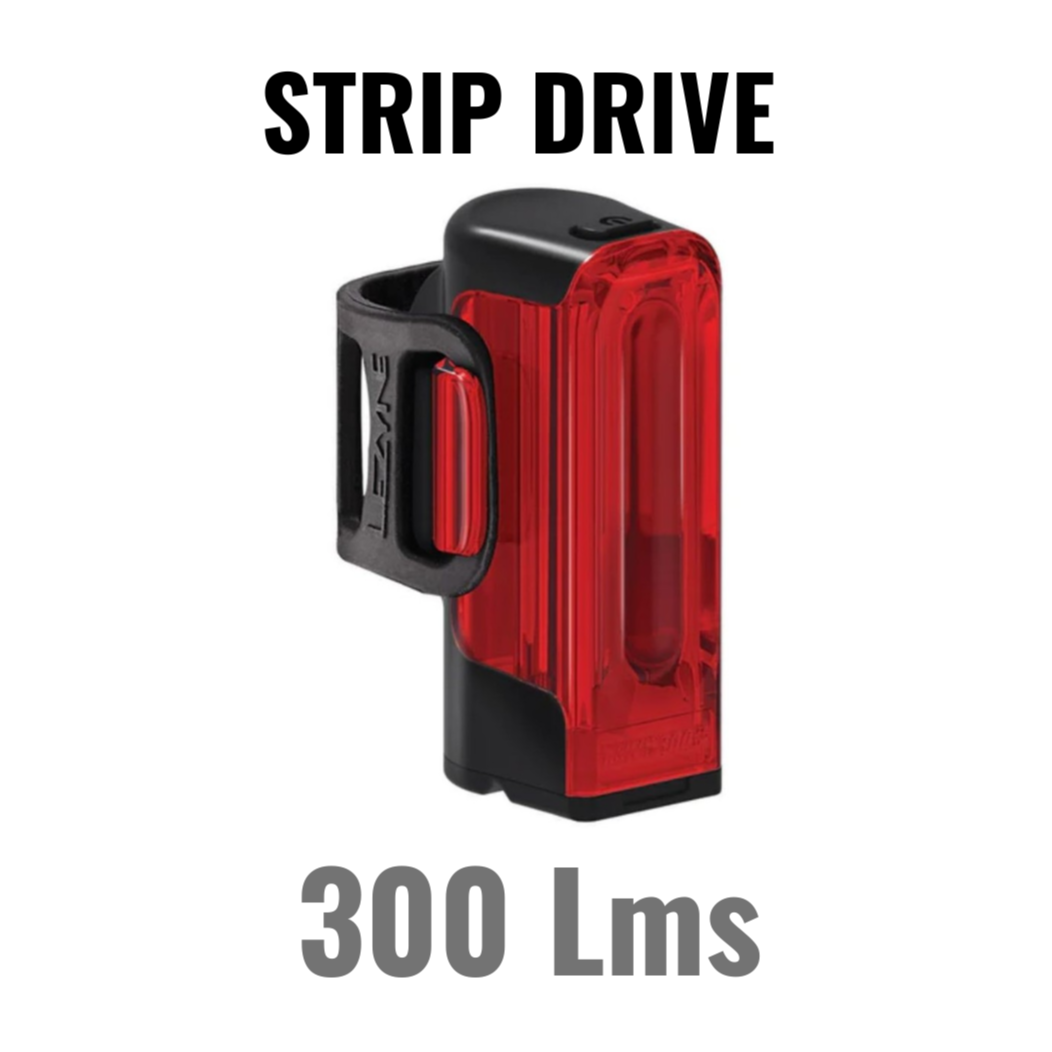 LEZYNE STRIP DRIVE 300+ rear lights