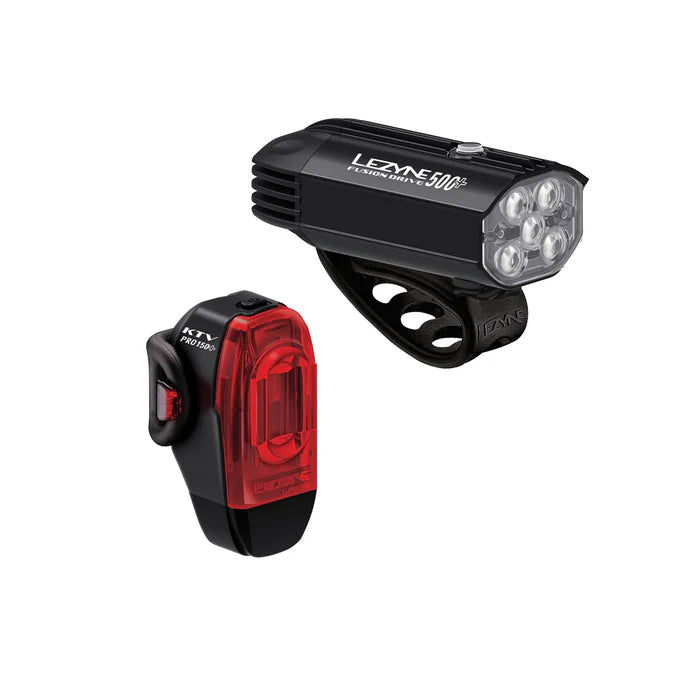 LEZYNE FUSION DRIVE 500+ / KTV DRIVE PRO+ front and rear lights