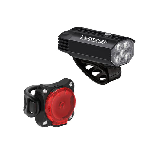 LEZYNE FUSION DRIVE 500+ / ZECTO DRIVE 200+ front and rear lights