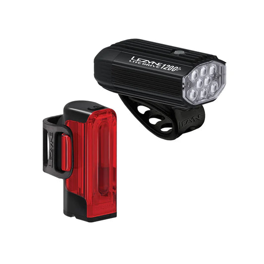 LEZYNE LITE DRIVE 1200+ / STRIP DRIVE PRO 400+ front and rear lights