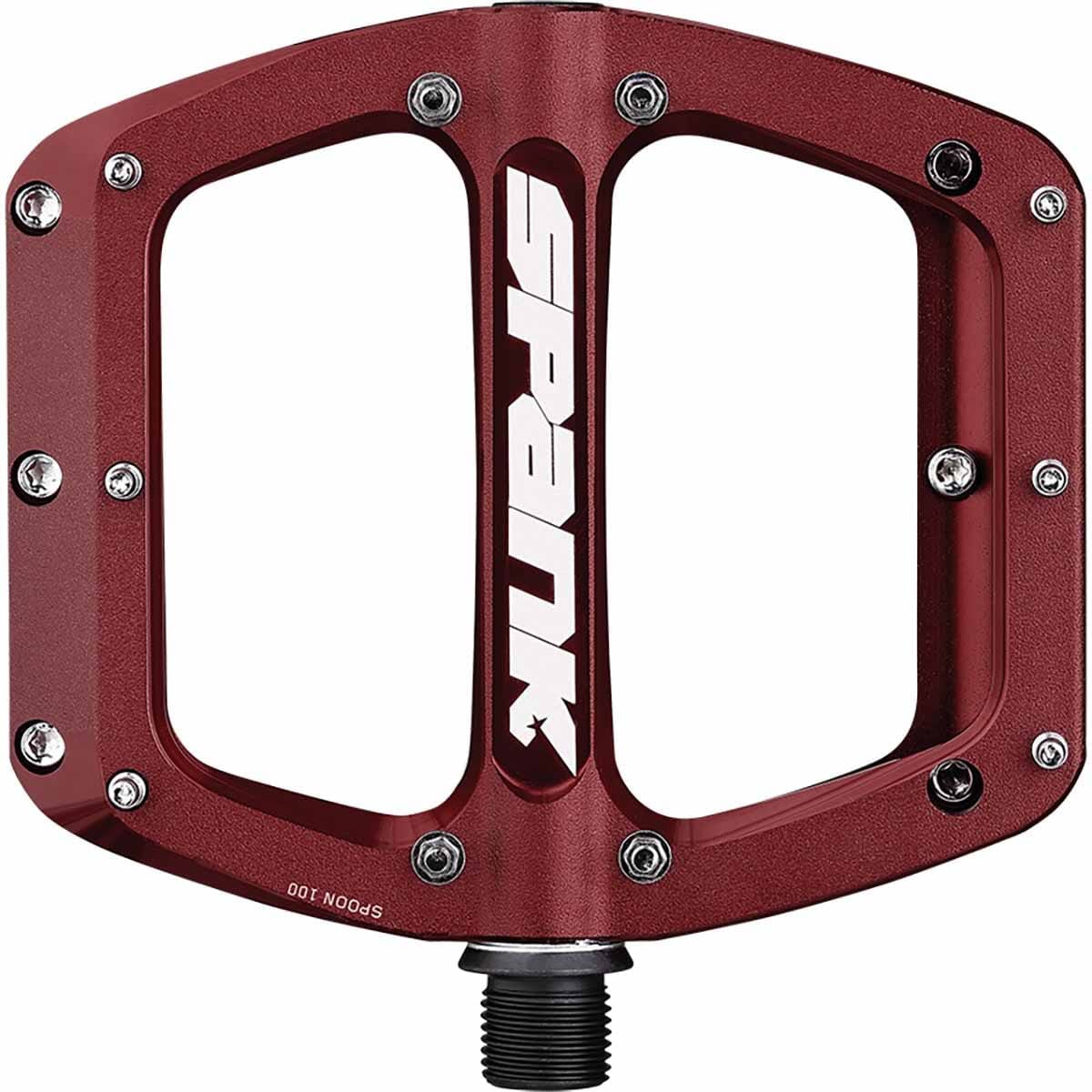 SPANK SPOON REBOOT M Red flat pedals