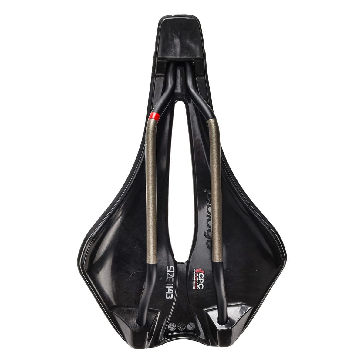 Saddle PROLOGO DIMENSION CPC Carbon track width 143mm Black