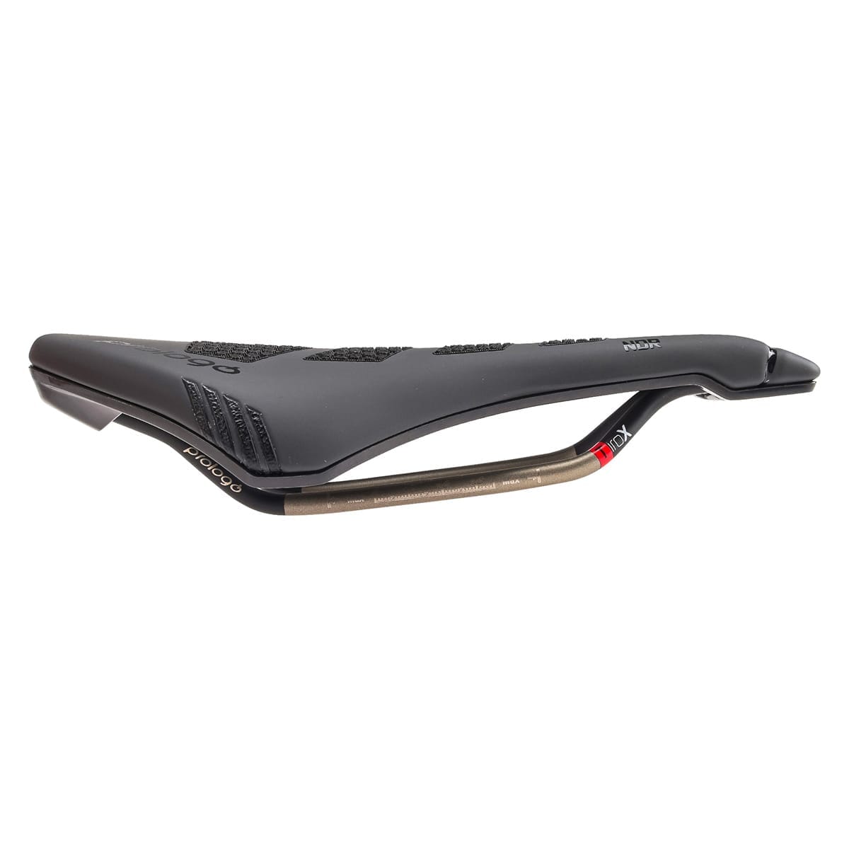 Saddle PROLOGO DIMENSION NDR CPC 143 mm Rails TiroX Black