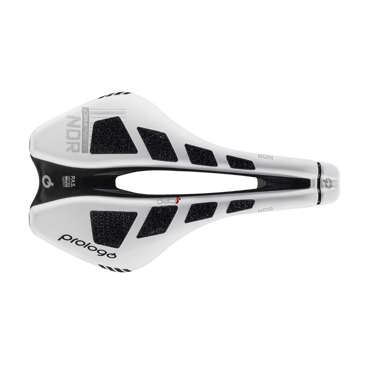 Saddle PROLOGO DIMENSION NDR CPC Rails TiroX White