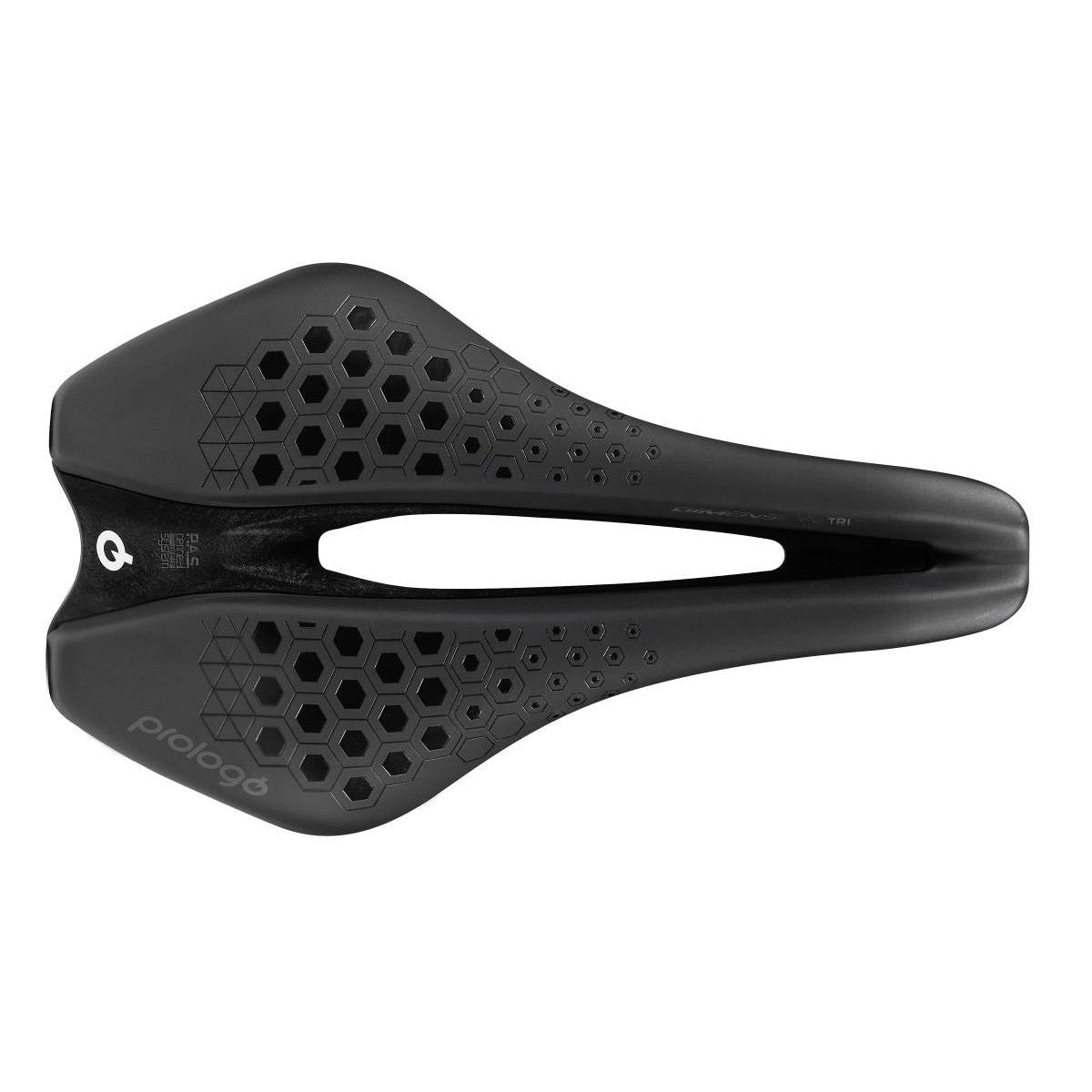 Saddle PROLOGO DIMENSION TRI Width 143mm Rails Nack Carbon Black