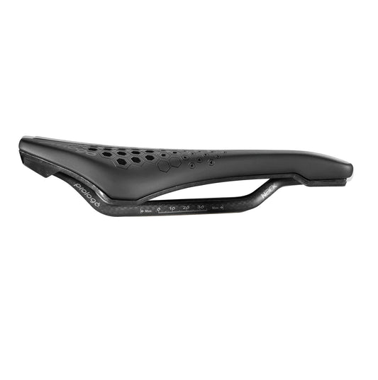 Saddle PROLOGO DIMENSION TRI Width 143mm Rails Nack Carbon Black