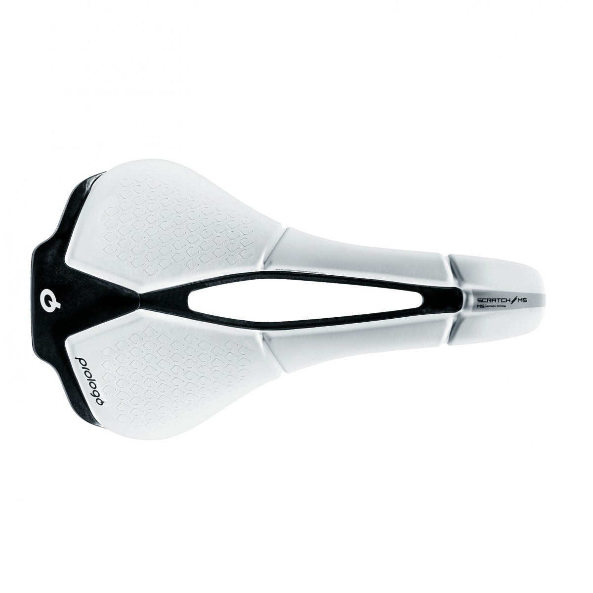 Saddle PROLOGO SCRATCH M5 PAS Carbon track width 140mm White