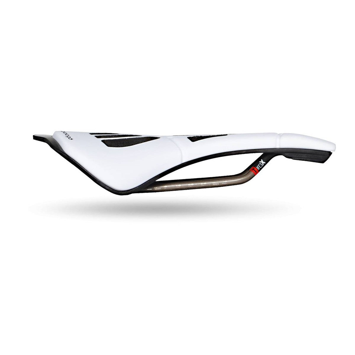 Saddle PROLOGO SCRATCH M5 CPC Tirox track 140mm wide White