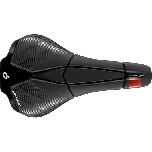 Saddle PROLOGO SCRATCH M5 AGX Tirox track width 140mm Black