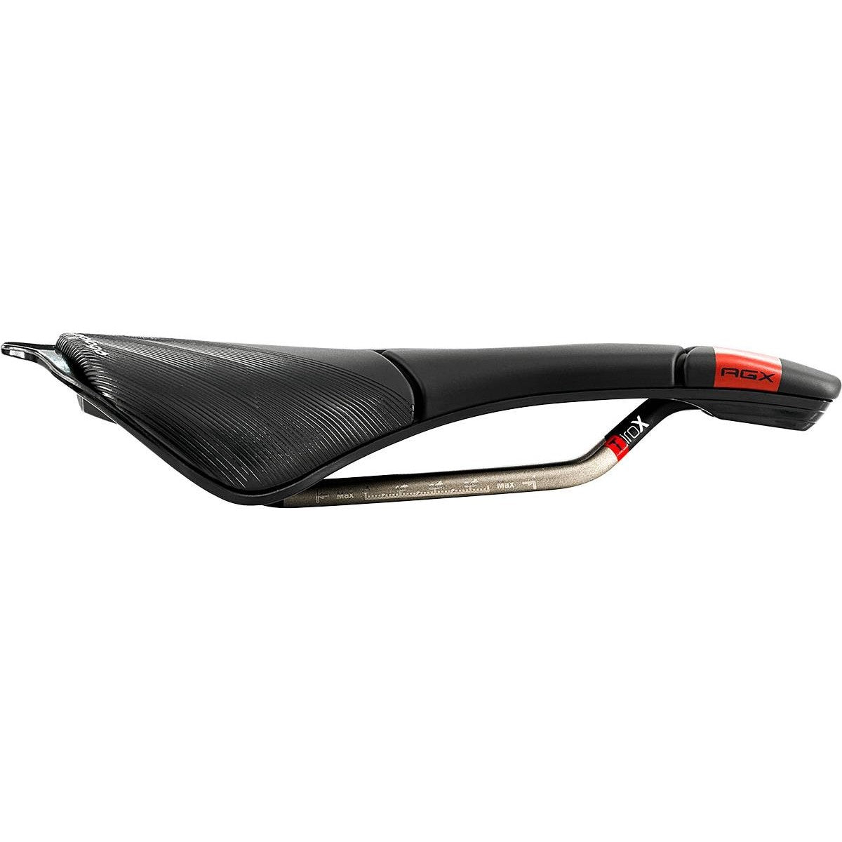 Saddle PROLOGO SCRATCH M5 AGX Tirox track width 140mm Black