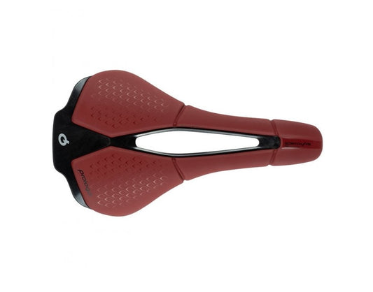 Saddle PROLOGO SCRATCH M5 PAS Rails Tirox Width 140mm Red