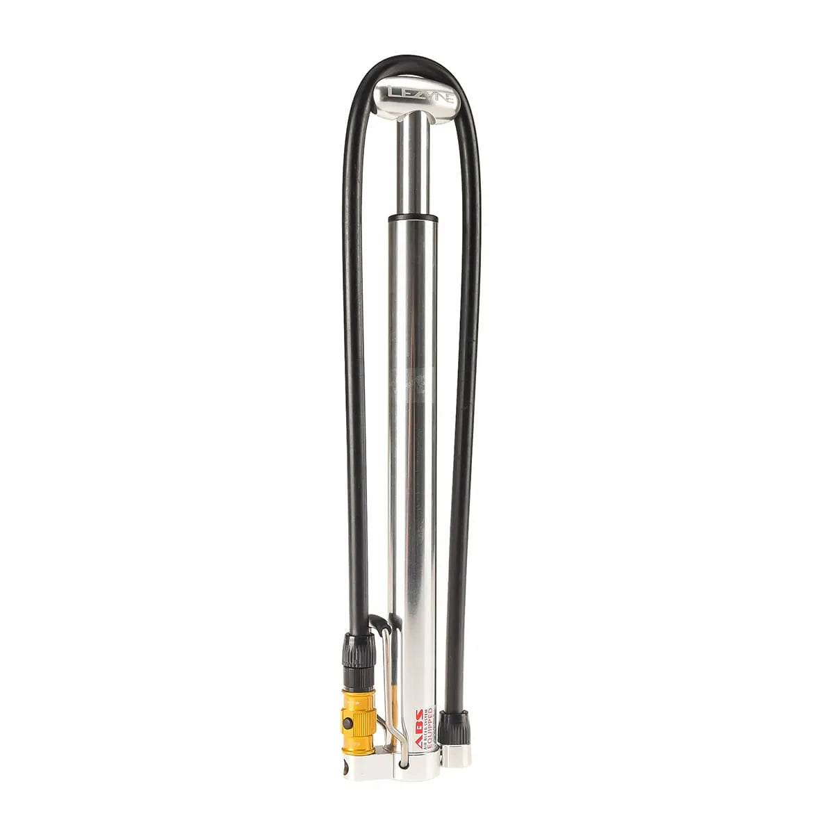 LEZYNE MICRO FLOOR DRIVE HP Compact Foot Pump Silver