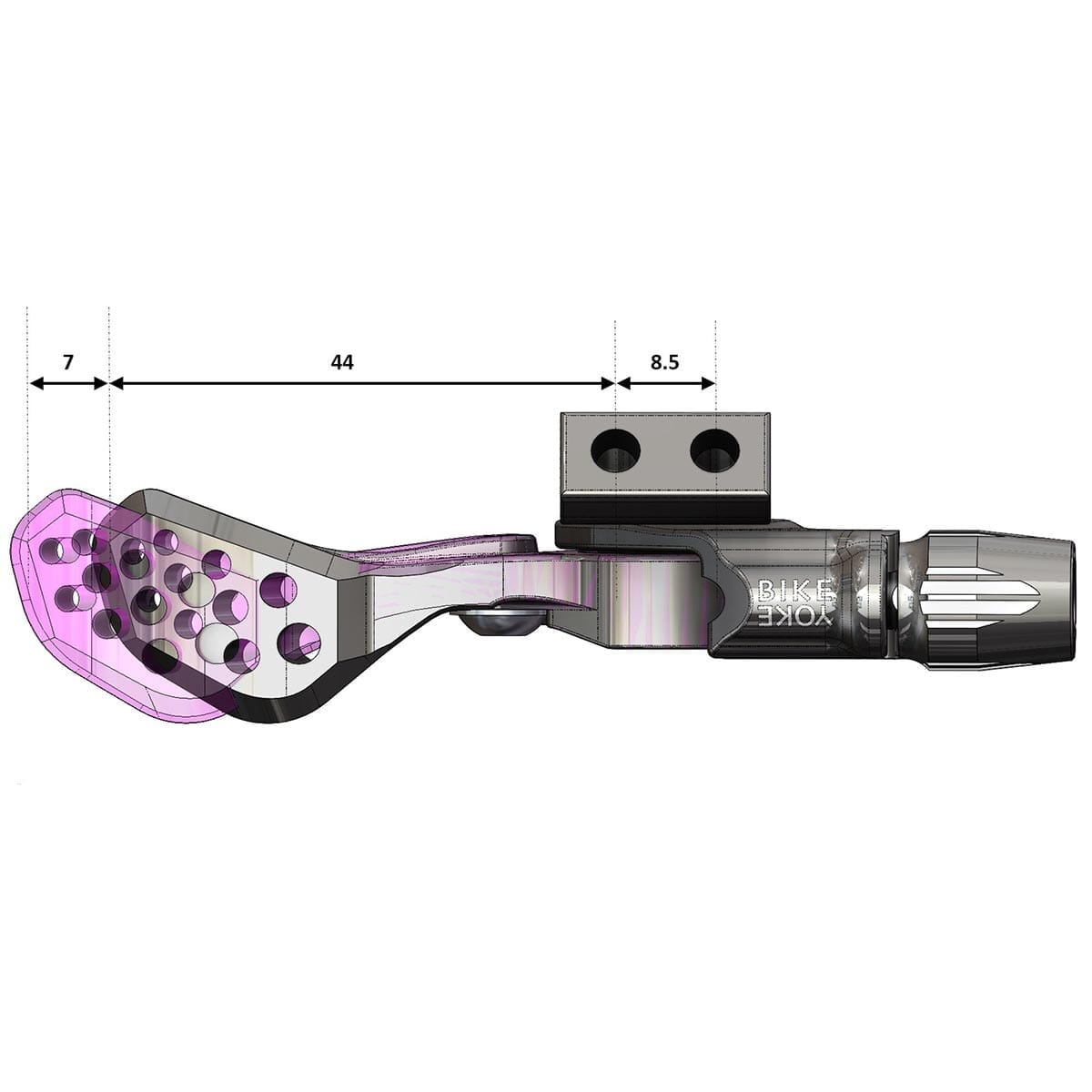 Control rod Saddle BIKEYOKE TRIGGY ALPHA Long Forestal Edition