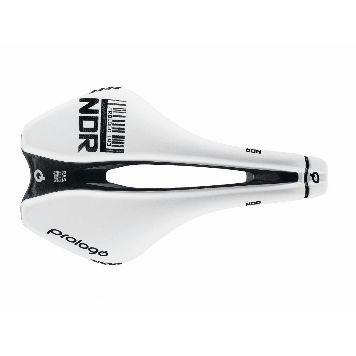 Saddle PROLOGO DIMENSION NDR Rails T4.0 White