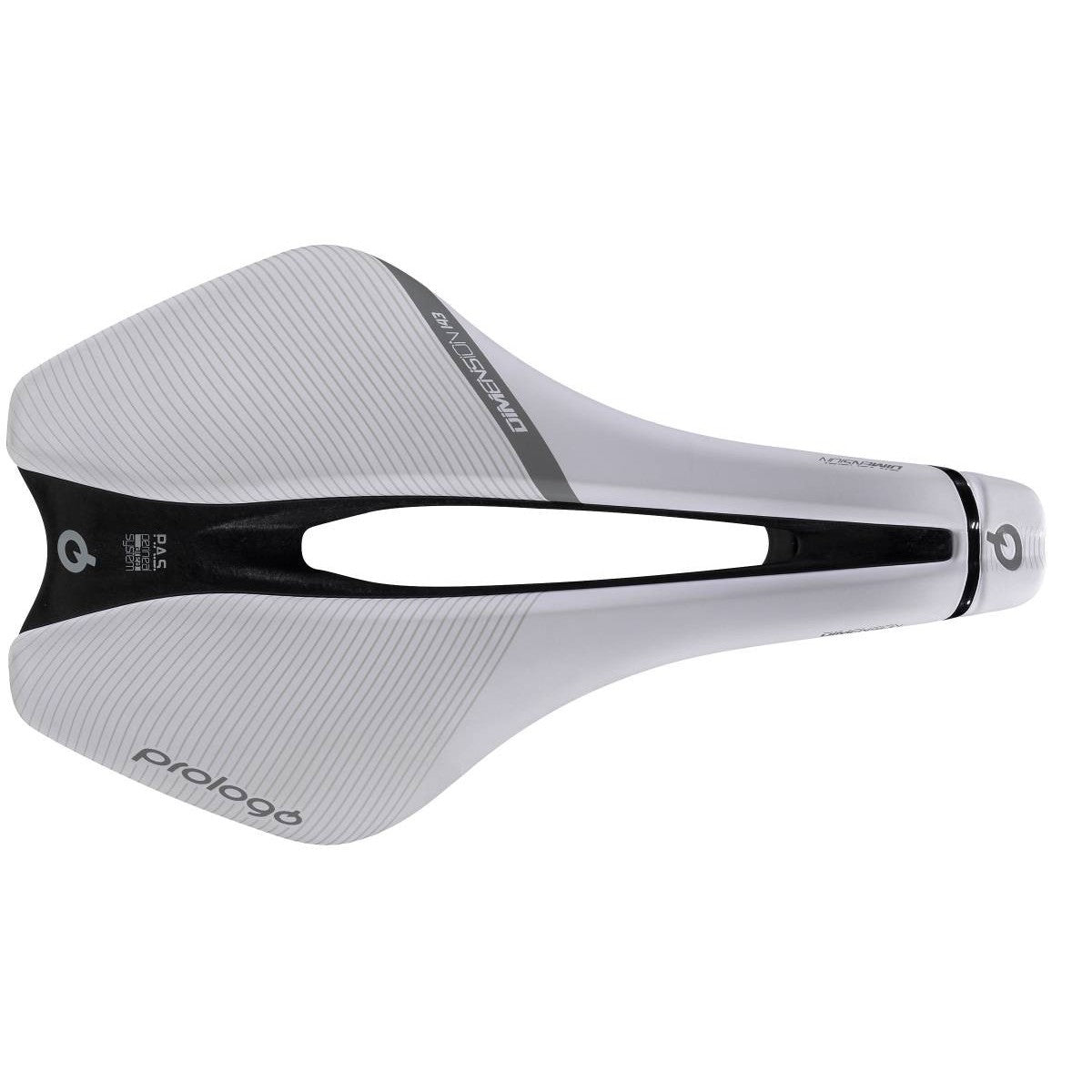 Saddle PROLOGO DIMENSION Carbon rails width 143mm White