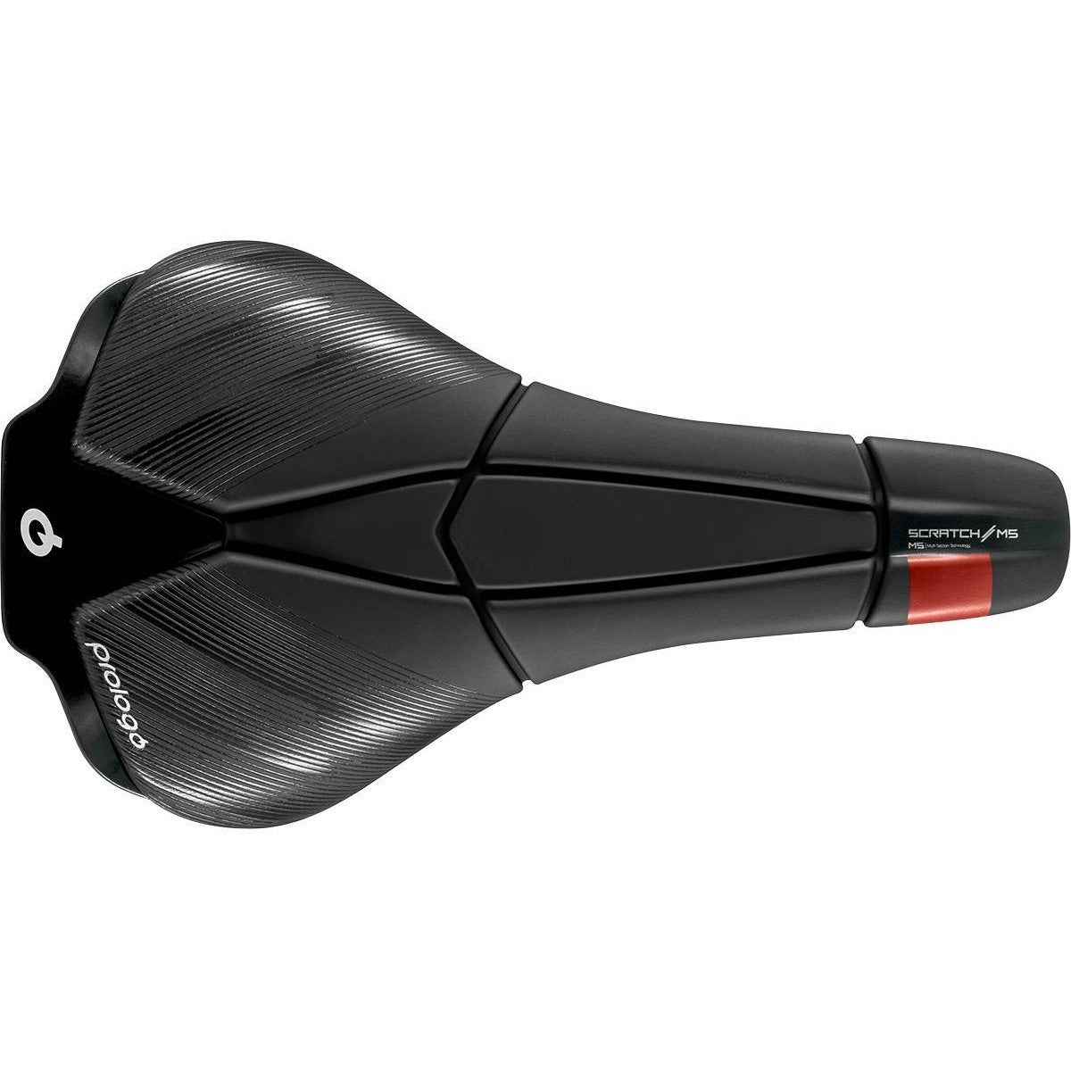 Saddle PROLOGO SCRATCH M5 AGX RAILS Carbon 140mm wide Black