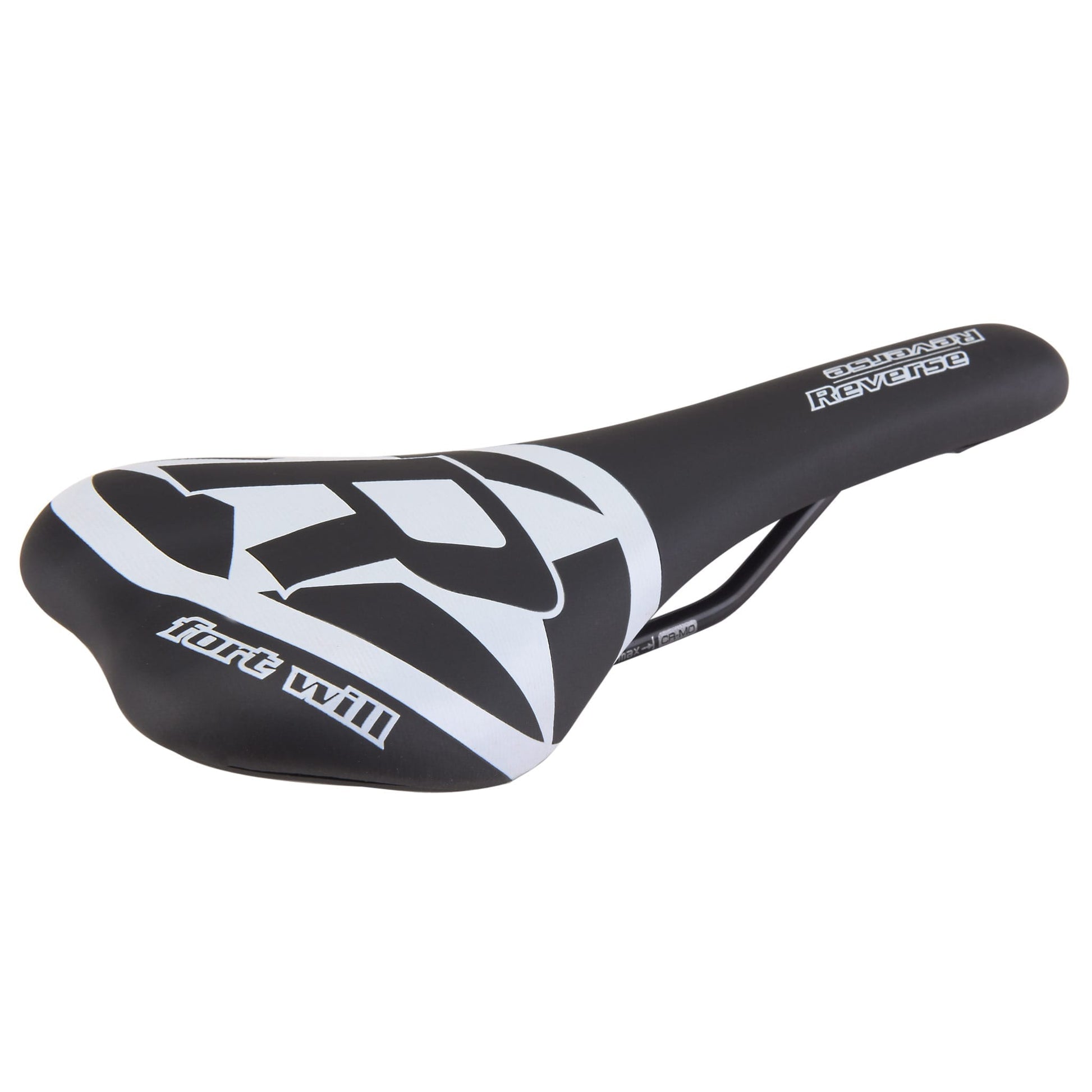 Selle REVERSE COMPONENTS FORT WILL STYLE Rails CrMo Noir/Blanc