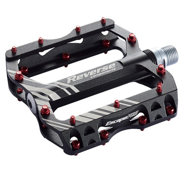 REVERSE COMPONENTS ESCAPE PRO Flat Pedals Black/Red – Probikeshop