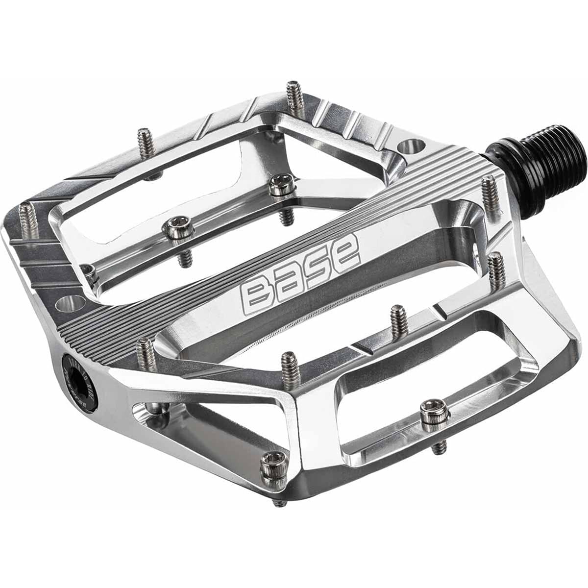 REVERSE BASE Silver flat pedals