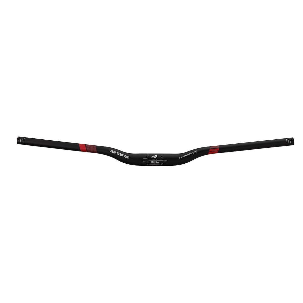 handlebar SPANK OOZY 35 Rise 25mm 35/780mm Black/Red