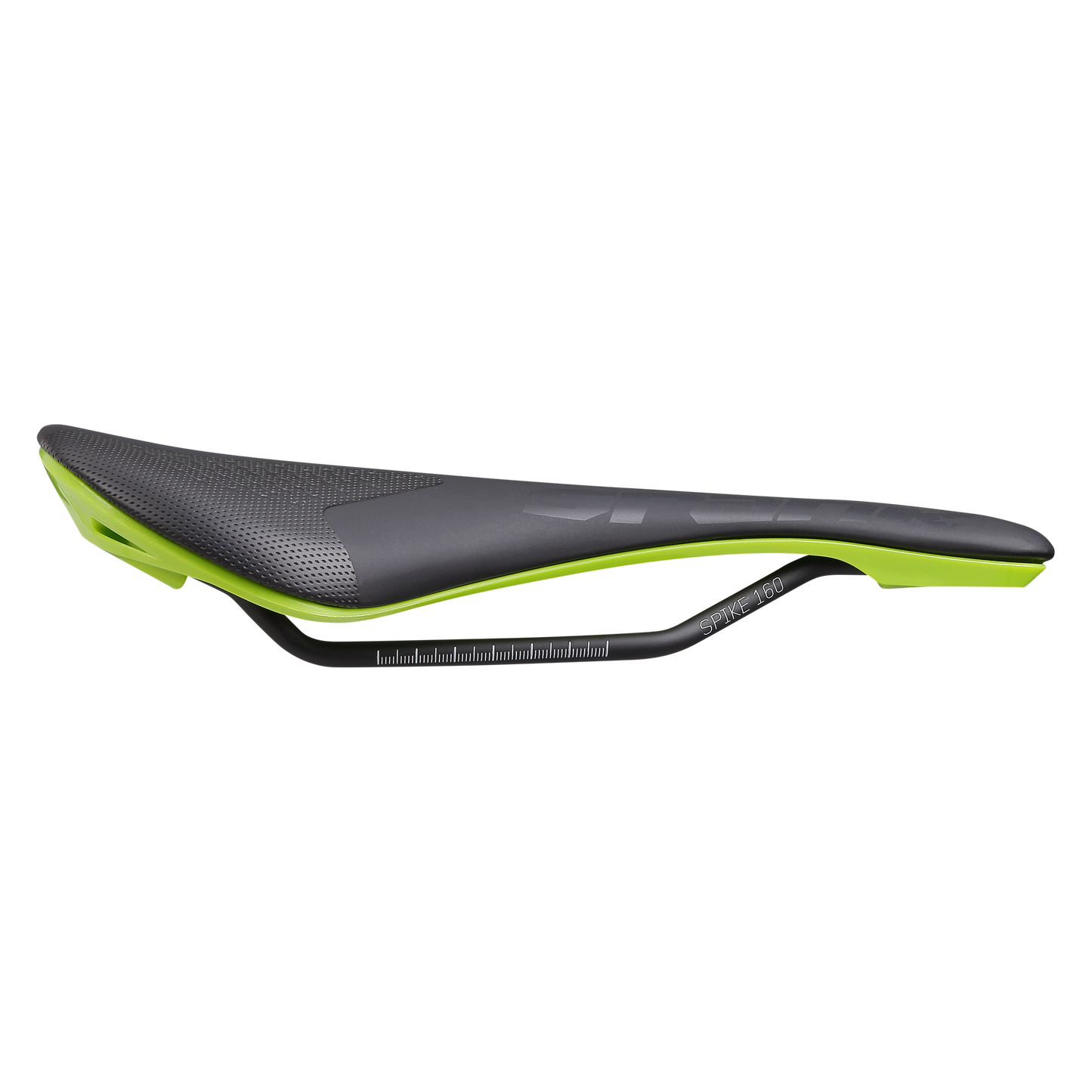 Saddle SPANK SPIKE 160 Leather Rails CrMo Green